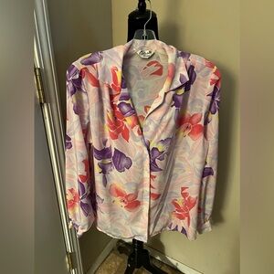 Vintage Celeste Sport blouse Pit to pit 21 1/2, bust 42, length 25, best fit s-m